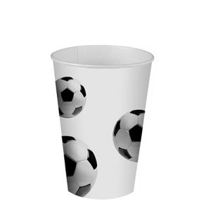 Vasos cartón FUTBOL (10 vasos)