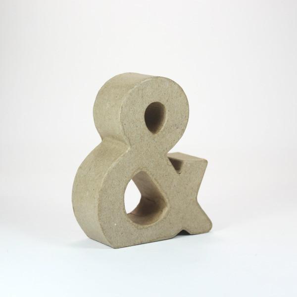 Símbolo Ampersand 10 CM de carton 1 - Símbolo Ampersand 10 CM de carton