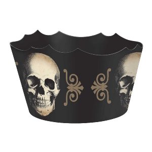Cuenco de cartón Hallowen Calavera - 16cm x 28cm x 21cm