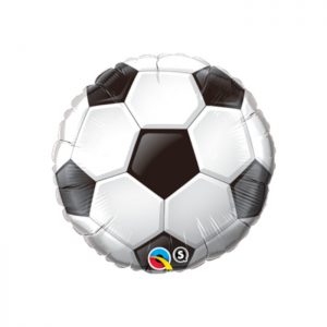 Globo microfoil "BALÓN FUTBOL" de 45 cm