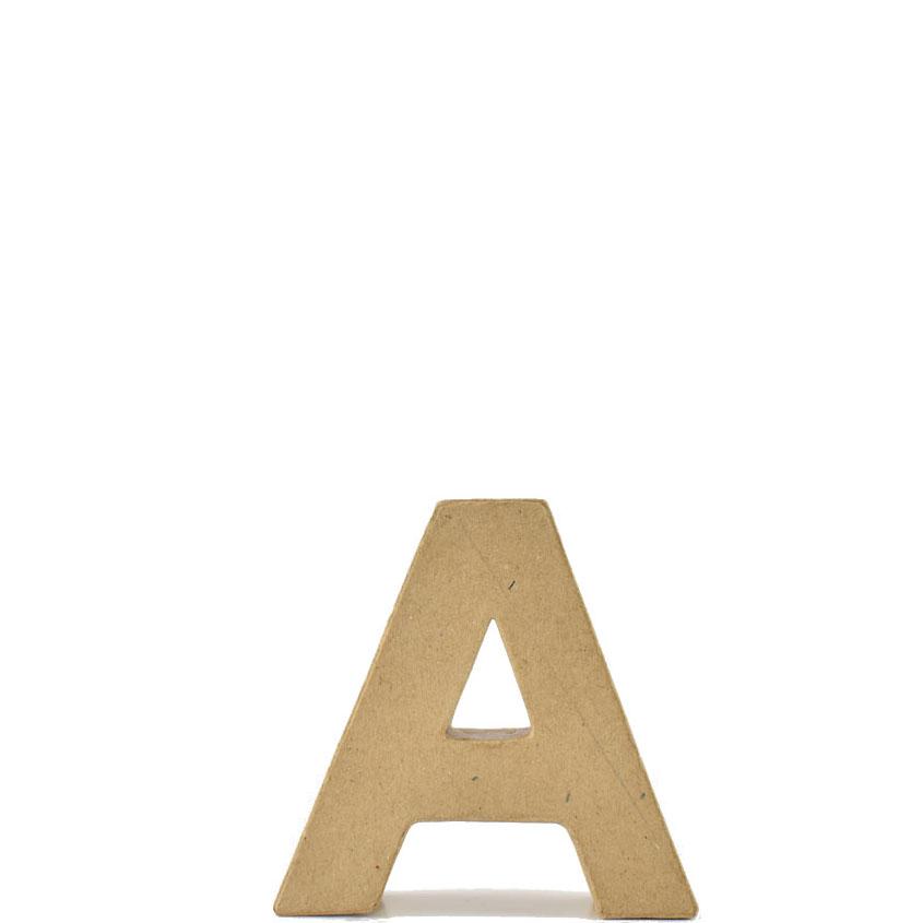 Letra A de 10 cm de cartón 1 - Letra A de 10 cm de cartón