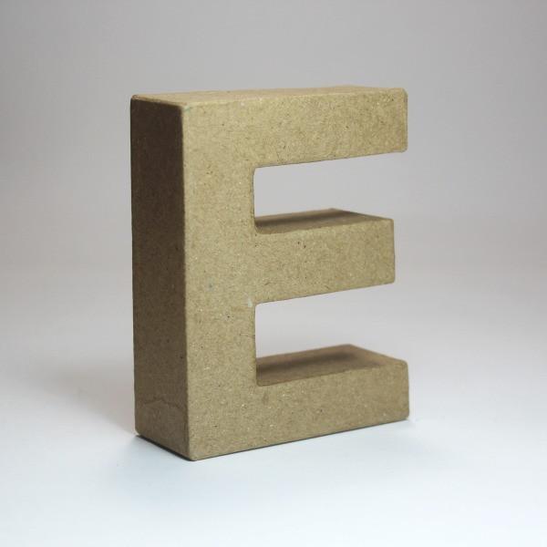 Letra E de 10 cm de cartón 1 - Letra E de 10 cm de cartón