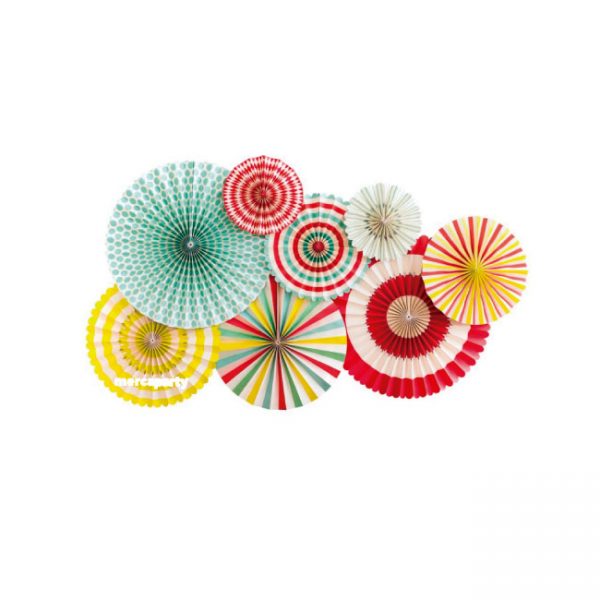 Abanicos de papel PAPER LOVE CARNIVAL PARTY FANS