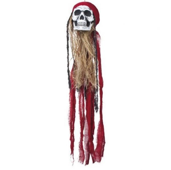 Decoración colgante Calavera Pirata de 90cm - Imagen 2
