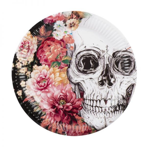 Platos de cartón Day of the dead (6 platos) - Imagen 2