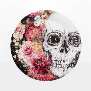 Platos de cartón Day of the dead (6 platos)