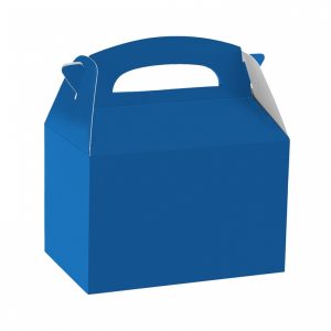 Caja de cartón azul fuerte de 15 x 10 x 17 cm para chuches