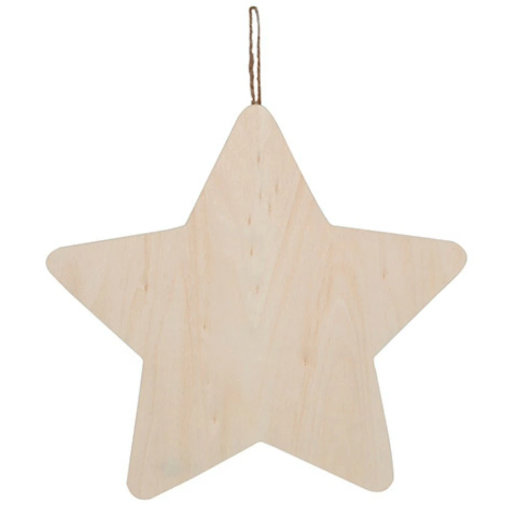 Estrella de madera de 10 x 10 "