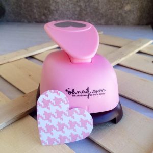 Troqueladora en forma de corazón de 2"