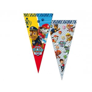 Bolsa cono para chuches Patrulla Canina de 20x40cm