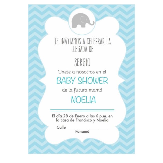 invitacion baby shower niño - Frases para Baby Shower