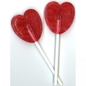 Piruletas mini de Corazón