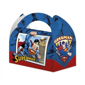 Caja de cartón para chuches "Superman"