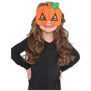 Máscara infantil de felpa "Calabaza"