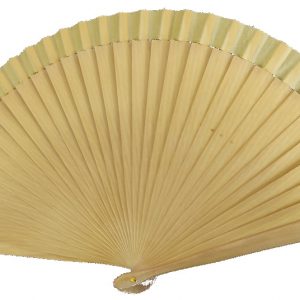 Abanico de madera para decorar de 23cm
