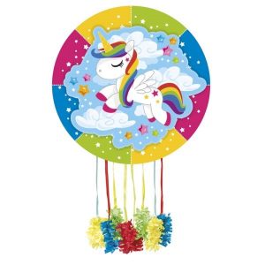 Piñata de cartón Unicornio rosa
