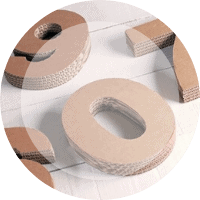 Numeros carton - Letras y números